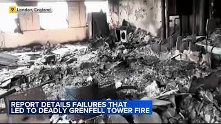 Report details failures that led to deadly Grenfell fire in London [upl. by Athene]