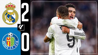 HIGHLIGHTS  Real Madrid 20 Getafe  LaLiga 202425 [upl. by Mehetabel]