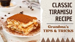 The Ultimate Guide to the Perfect Classic TIRAMISU Recipe [upl. by Lexerd]