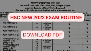 HSC exam routine 2022  HSC 2022 new exam routine  hsc routine 2022  HSC exam 2022 [upl. by Dlonyar]