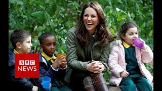 Duchess of Cambridges first engagement since Prince Louis  BBC News [upl. by Aleydis]