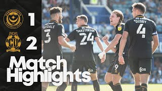 Match Highlights  Portsmouth 12 Cambridge United [upl. by Hnah242]