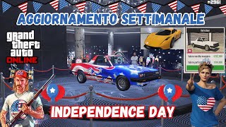 Aggiornamento settimanale di Gta online nuova auto e Independence day🇺🇲 [upl. by Waller]