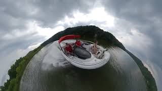 Claytor Lake VA Boating  SeaDoo Speedster 200 and an Insta360 camera [upl. by Auqeenahs294]