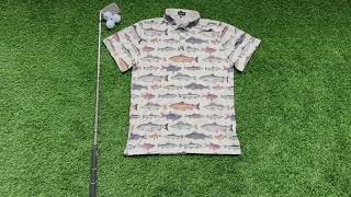 Mens Master Baiter fish golf polo [upl. by Warde]