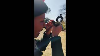 How to take bearing with a liquid prismatic compass  NCC A B C Certificate Exam Preparation MR [upl. by Nims]