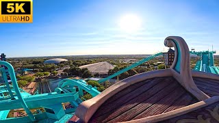 Journey To Atlantis POV 5K TurnTable Water Coaster SeaWorld San Antonio TX [upl. by Conney]