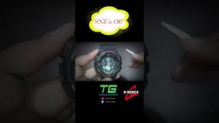 How to turn off hourly beep  Alarm Snooze alarm Settings Explained Quick video  GShock [upl. by Helbona838]