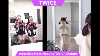 240103 TWICE Nayeon  Chaeyoung Adorable From Head to Toe Challenge [upl. by Enaywd]