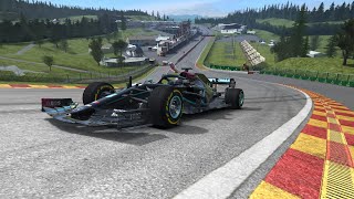 Hamilton Driving W11 For One Last Time SPAfrancorchampsReal Racing 3 [upl. by Jermayne]