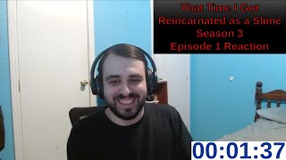 That Time I Got Reincarnated as a Slime Season 3 Episode 1 Reaction  ANIME REACTION [upl. by Ophelia891]