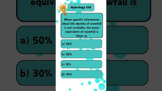 Hydrology PYQ hydrology mcq civilengineering civilengineergirl56 👍 [upl. by Odnomor]