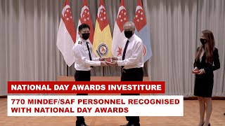 National Day Awards Investiture [upl. by Aderf]