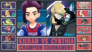 KIERAN vs CYNTHIA  Pokémon Champion Tournament Battle 5 [upl. by Hemingway]