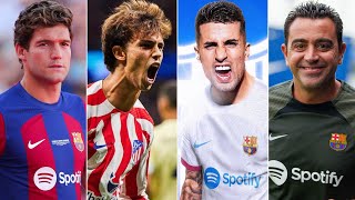 Barcelona Transfer News RoundUp ft Joao Cancelo Joao Felix amp multiple EXITS [upl. by Sidran]