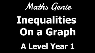 Inequalities on a Graph [upl. by Ahseyi]