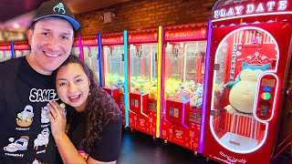 We Played ALL the Claw Machines on our Date in New York  PLAYDATE NYC [upl. by Razec]