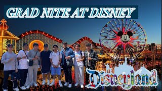 16 Hours In DISNEYLAND GRAD NITE VLOG [upl. by Allehcram169]