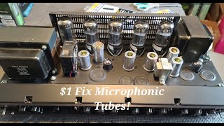 1 or Less Fix Microphonic Vacuum Tube Mesa Boogie Bogner Marshall Fender Etc [upl. by Loring]