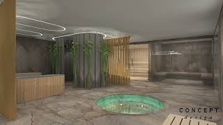 VirginiaWaterBathroomDesigns luxurious LuxuryBathroomDesign by Concept Virtual Design [upl. by Sik]