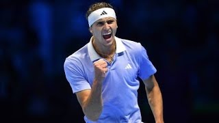 Alexander Zverev vence Casper Ruud e fica próximo das semifinais do ATP Finals [upl. by Enixam]