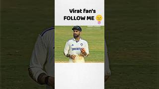 Virat fans viral shorts subscribe 1million1 like [upl. by Enitsua865]