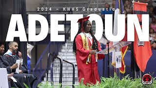 2024 KHHS Graduation  Salutatorian Speech [upl. by Ahsilif]