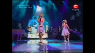 Nastia Petryk amp Victoria Petryk  2008 Ukraines Got Talent semi final  live [upl. by Jerrold]