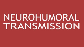 Neurohumoral transmission in ANS by DrShikha Parmar [upl. by Talanta]