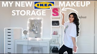 JAI ENFIN TROUVÉE LÉTAGÈRE LACK │IKEA MAKEUP STORAGE PART 2 [upl. by Phillida]