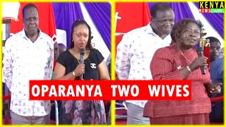 Crowd ERUPTS as Oparanya introduces his 2 Wives in front of Raila today at Kakamega [upl. by Silda517]