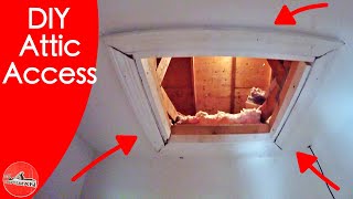 Enlarging an Attic Access Hole [upl. by Ut83]