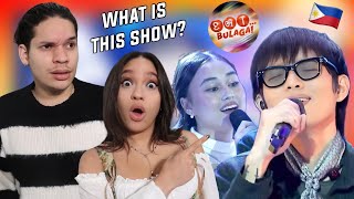 The Longest Running Filipino Show is NUTS  Latinos react to Eat Bulaga ft Arthur Nery [upl. by Martelle]