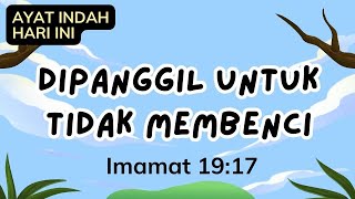 DIPANGGIL UNTUK TIDAK MEMBENCI  IMAMAT 1917  Rabu 23 Oktober 2024 [upl. by Nalehp]