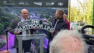 Rt Hon Grant Shapps Speech at Okehampton for Dartmoor Line [upl. by Inittirb148]