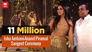 Isha AmbaniAnand Piramal wedding Sangeet Ceremony [upl. by Netaf]