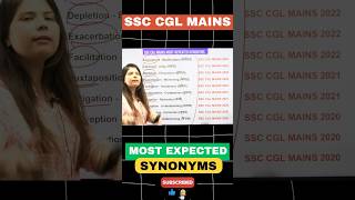 ✅ SSC CGL Mains 2024  SSC CGL Mains Most Expected Vocabulary Shorts vocabulary english ssccgl [upl. by Aroz]