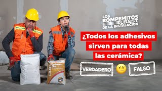 ¿Todos los adhesivos sirven para todas las cerámicas Capítulo 3 Rompemitos Crest de la instalación [upl. by Auburn]