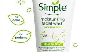 SIMPLE MOISTURISING FACIAL WASH  AFFORDABLE FACE WASH  SENSITIVE SKIN EXPERT [upl. by Locin]