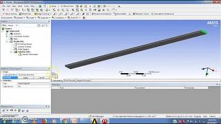 Modal Analysis of Cantilever Beam by ANSYS Workbench [upl. by Anayk]