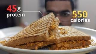 High Protein Chicken Sandwich Recipe  45g Protein [upl. by Le]