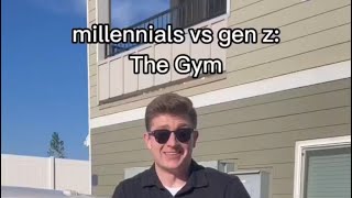 millennials vs gen z gym meme compilation [upl. by Leumek242]