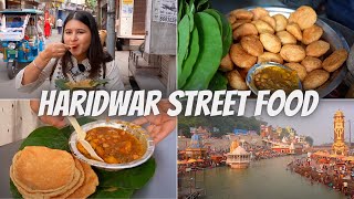 Best HARIDWAR Street Food  Aloo Puri Malai Doodh Kachori Magic Chaat amp More [upl. by Eiramit224]