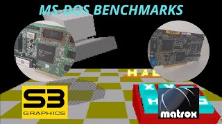 Tre S3 TRIO a confronto VS Matrox Millennium  DOS Benchmarks [upl. by Helyn]