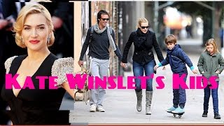 Kate Winslets Kids 2017  Kate Winslet Son and Daughter  2017 [upl. by Anid]