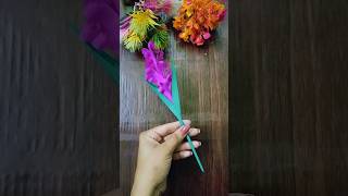 How to make hyacinth🪻 flowereasy Papar flower making shorts paperflower paper hyacinth craft [upl. by Assiralk32]