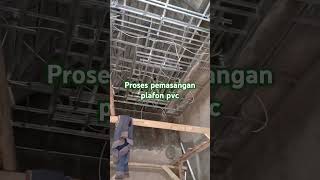 Plafon pvc drop cealing decorasirumah rumahminimalis home plafonpvc videoshorts fyp [upl. by Eelanna]