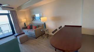 1 King Bedroom Oceanfront Suite  Anderson Ocean Club amp Spa Hilton Grand Vacations  Myrtle Beach [upl. by Nevaeh]