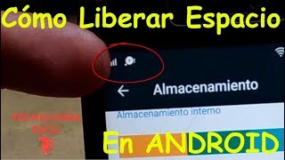 🤔3 Pasos Para Liberar Espacio en mi Celular 😱 [upl. by Nais]