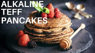 Alkaline Diet Recipes  Teff Pancakes Dr Sebi [upl. by Borman]